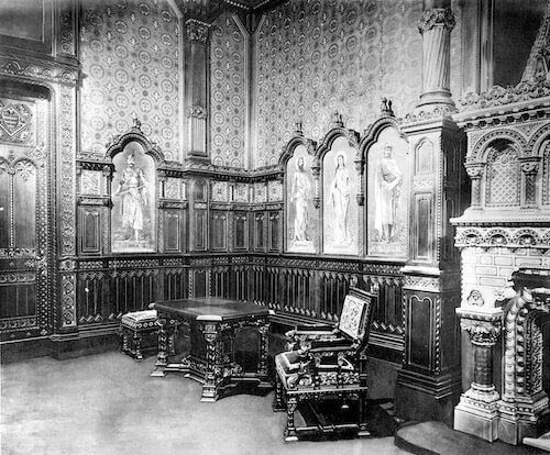 A Szent István-terem berendezése nagydíjat nyert az 1900-as párizsi világkiállításon - Fotó: FSZEK Budapest Gyűjtemény